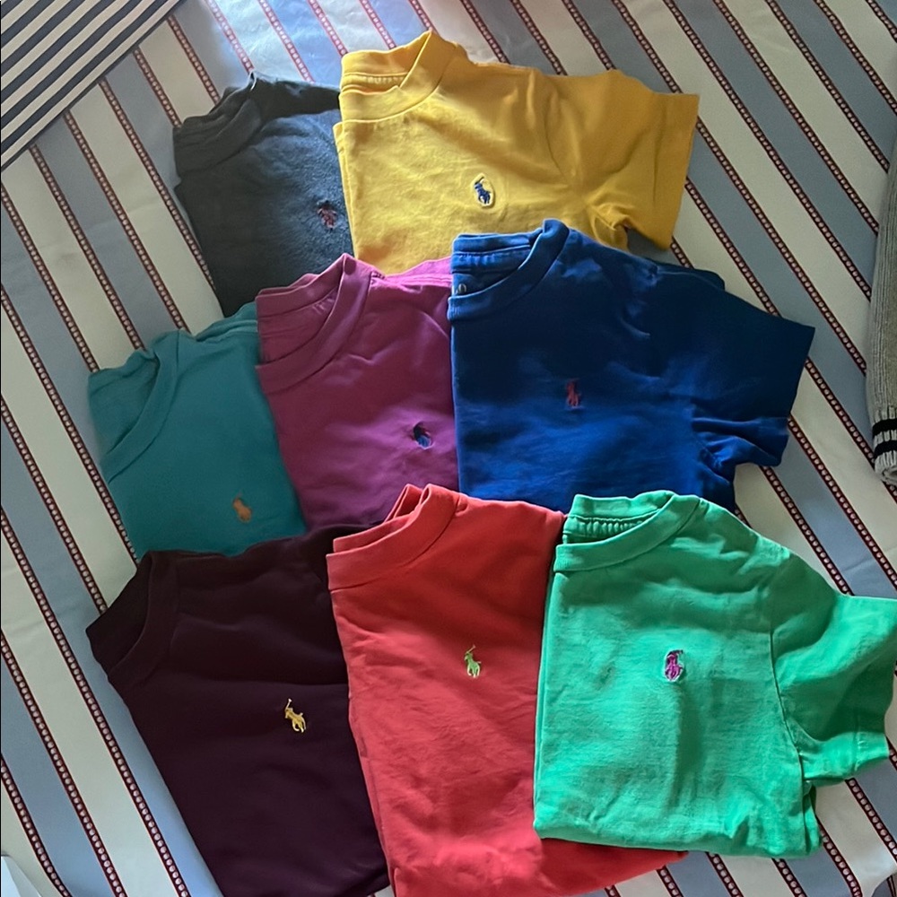 Polo by Ralph Lauren Kids' Colorful Short Sleeve Tees